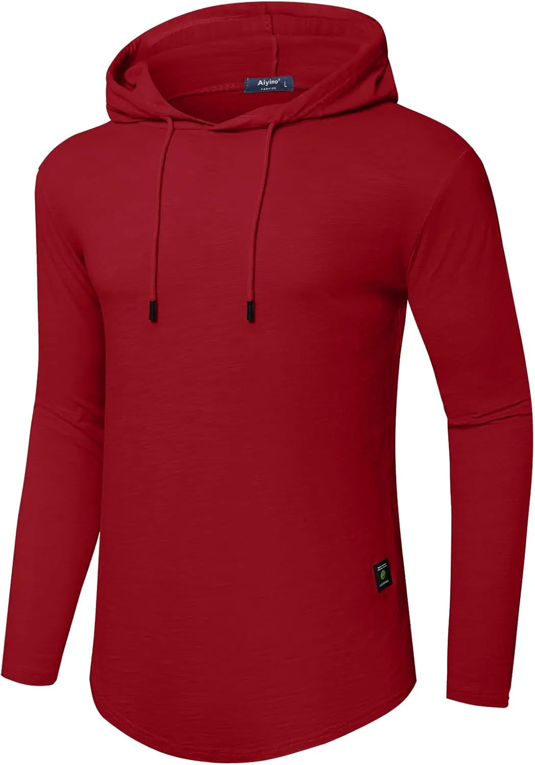 Aiyino Men's Short Sleeve Athletic Hoodies Sport Sweatshirt Solid Color Fashion Pullover