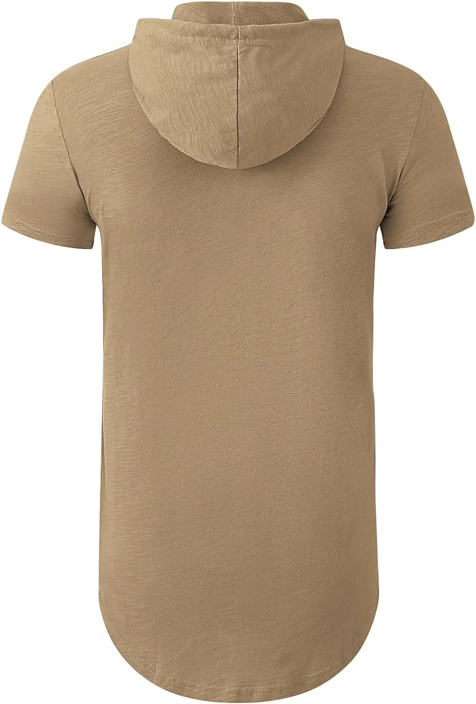 Aiyino Men's Short Sleeve Athletic Hoodies Sport Sweatshirt Solid Color Fashion Pullover