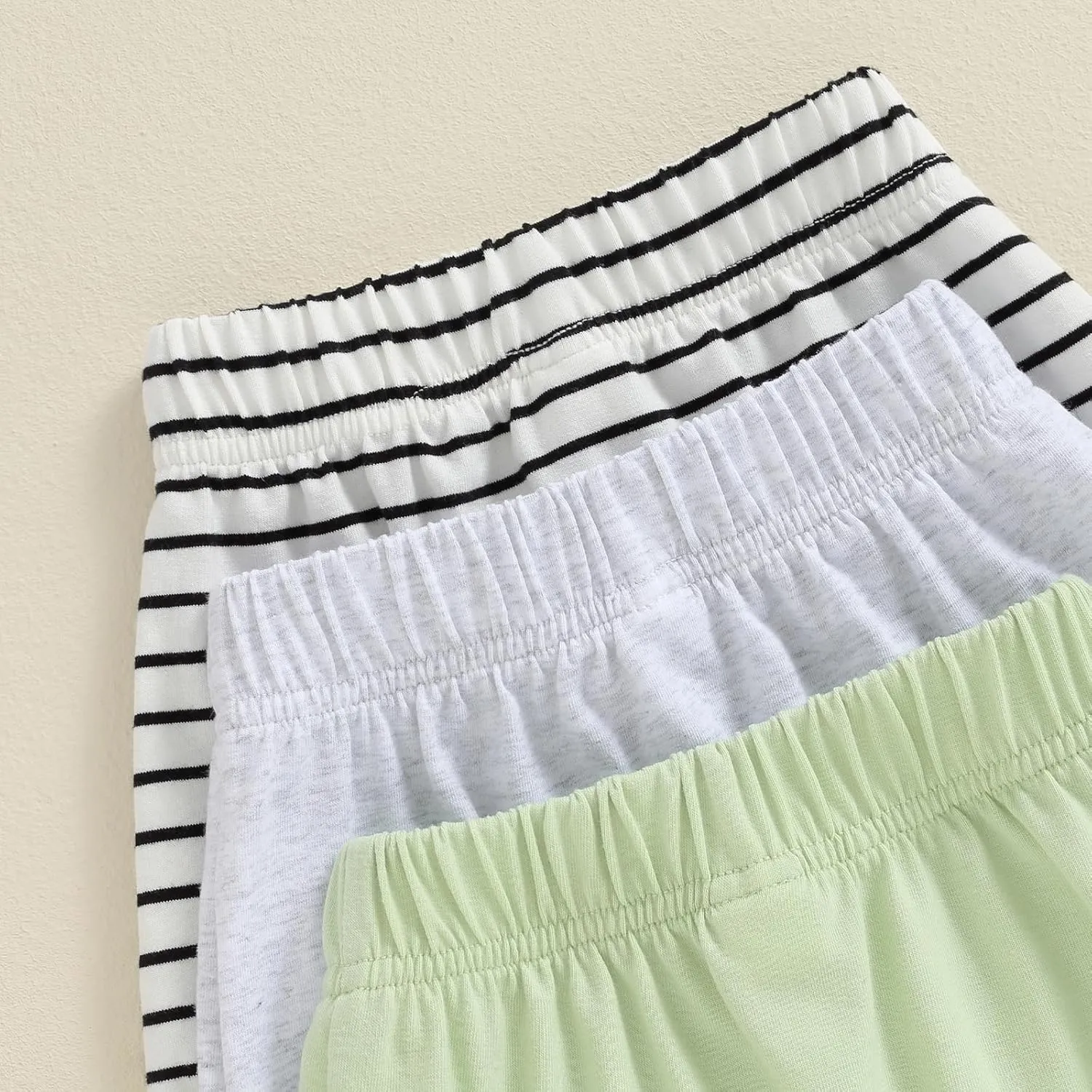 Baby Boys' Toddler 3-Pack Pull-on Jogger Shorts Knit Shorts Classic Fit Elastic Waist Shorts Kids Multipacks Pants