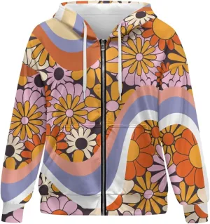 Binienty Hoodie Zip Up Women Oversized Sweatshirts Lightweight Casual Jacket Y2K Clothes Drawstring Hoody Streetwear