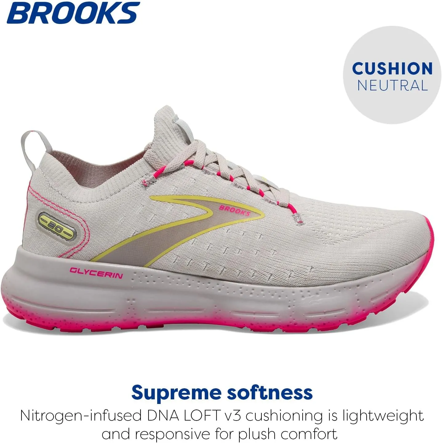 Brooks Women’s Glycerin StealthFit 20 Neutral Running Shoe