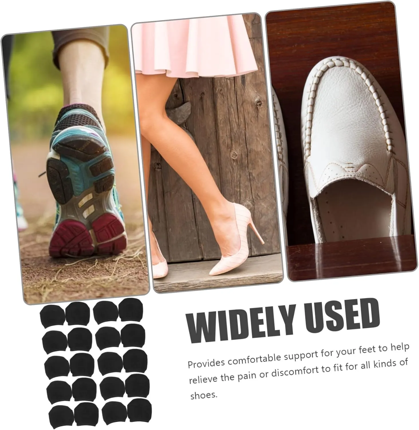 Cabilock Invisible Socks Half Palm Women's Cotton Socks 10 Pairs Comfortable No Show for High Heel