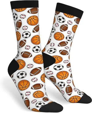 Casual Unisex Socks, Fun Crew Crazy Dress Socks Novelty Gifts
