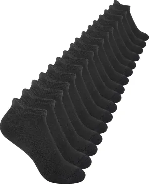 Comfoex Boys Girls Socks 8 Pairs Ankle Athletic Low Cut Socks For Kids 4-6 6-8 8-10 Years Old With Cushioned Sole