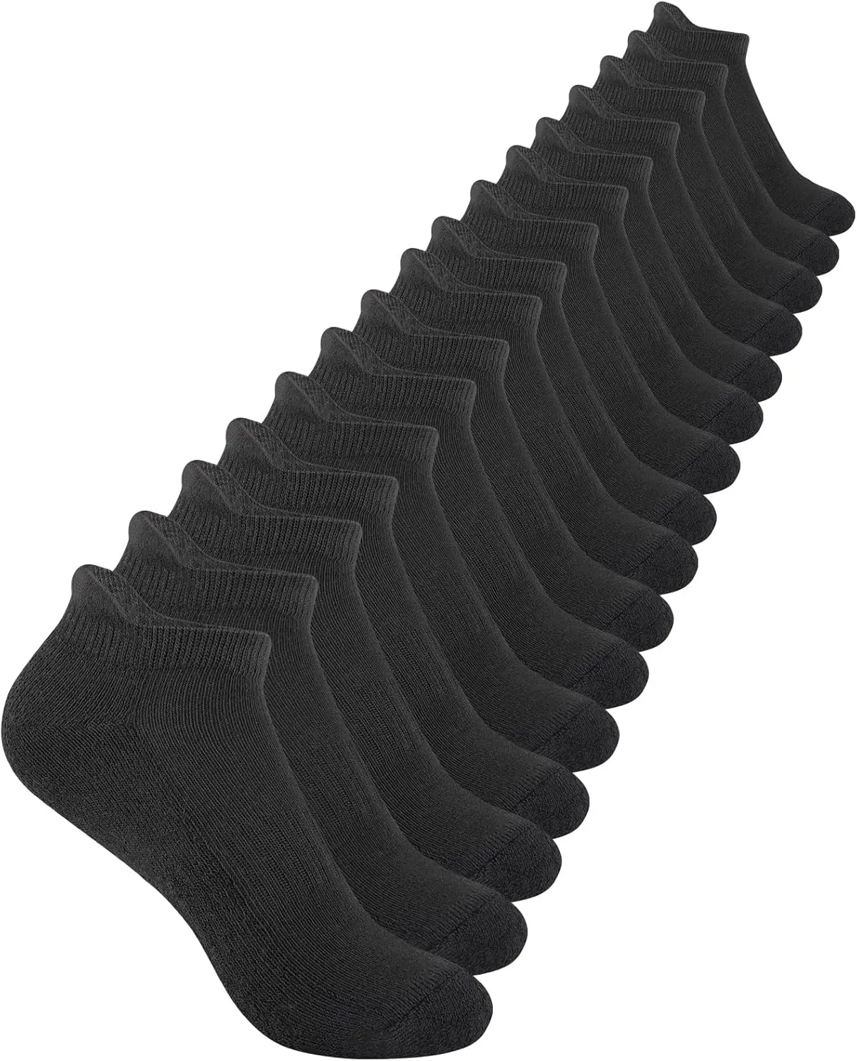 Comfoex Boys Girls Socks 8 Pairs Ankle Athletic Low Cut Socks For Kids 4-6 6-8 8-10 Years Old With Cushioned Sole