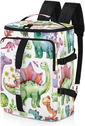 Dinosaur Funny Dino Travel Backpack Carry On Flight Approved for Men Women, Lightweight Large Luggage Weekender Casual Daypack Backpacks for Traveling Airplane