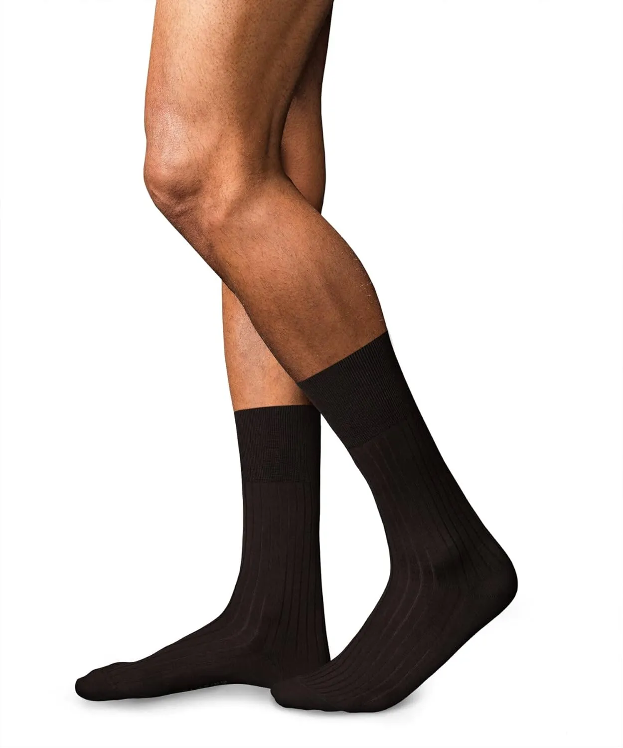 FALKE Men No. 13 Finest Piuma Cotton Crew Length Dress Socks, 1 Pair