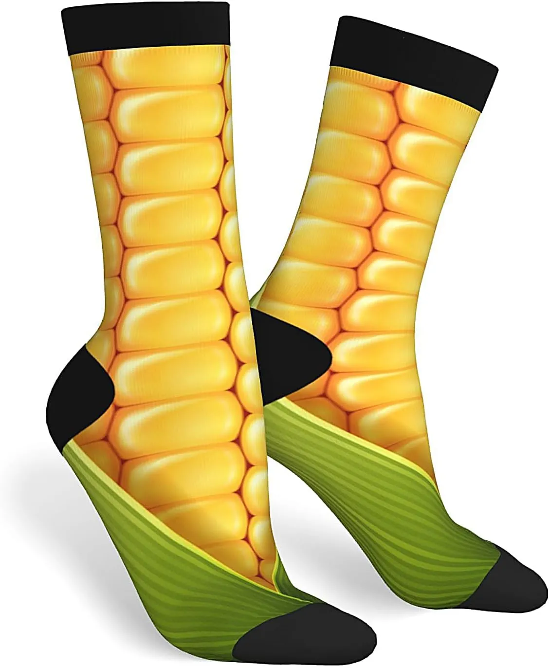 Fun Colorful Novelty Socks, Food Crazy Crew Socks Casual Dress Socks for Men Women Gifts