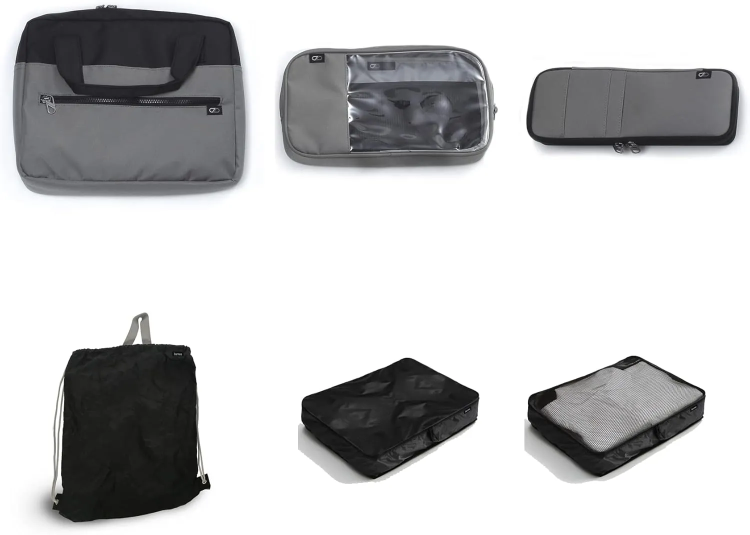 Golden Brush - much more than a Carry-On. All accessories included (Stone Gray)