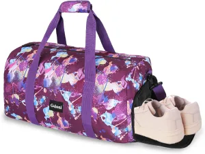 Goloni Travel Duffel Bag, Weekender Bag for Women with Shoes Compartment & Wet Pocket, Carry On Overnight Bag, Hospital Bags for Labor and Delivery, A-Purple Ice Cream