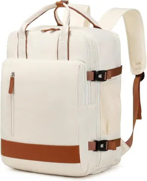 Large Travel Backpack for Women, 40L Carry On Backpack Airline Flight Approved with USB Charging Port Shoes Compartment, Personal Luggage Backpack Casual Daypack 15.6 Inch Laptop Backpack