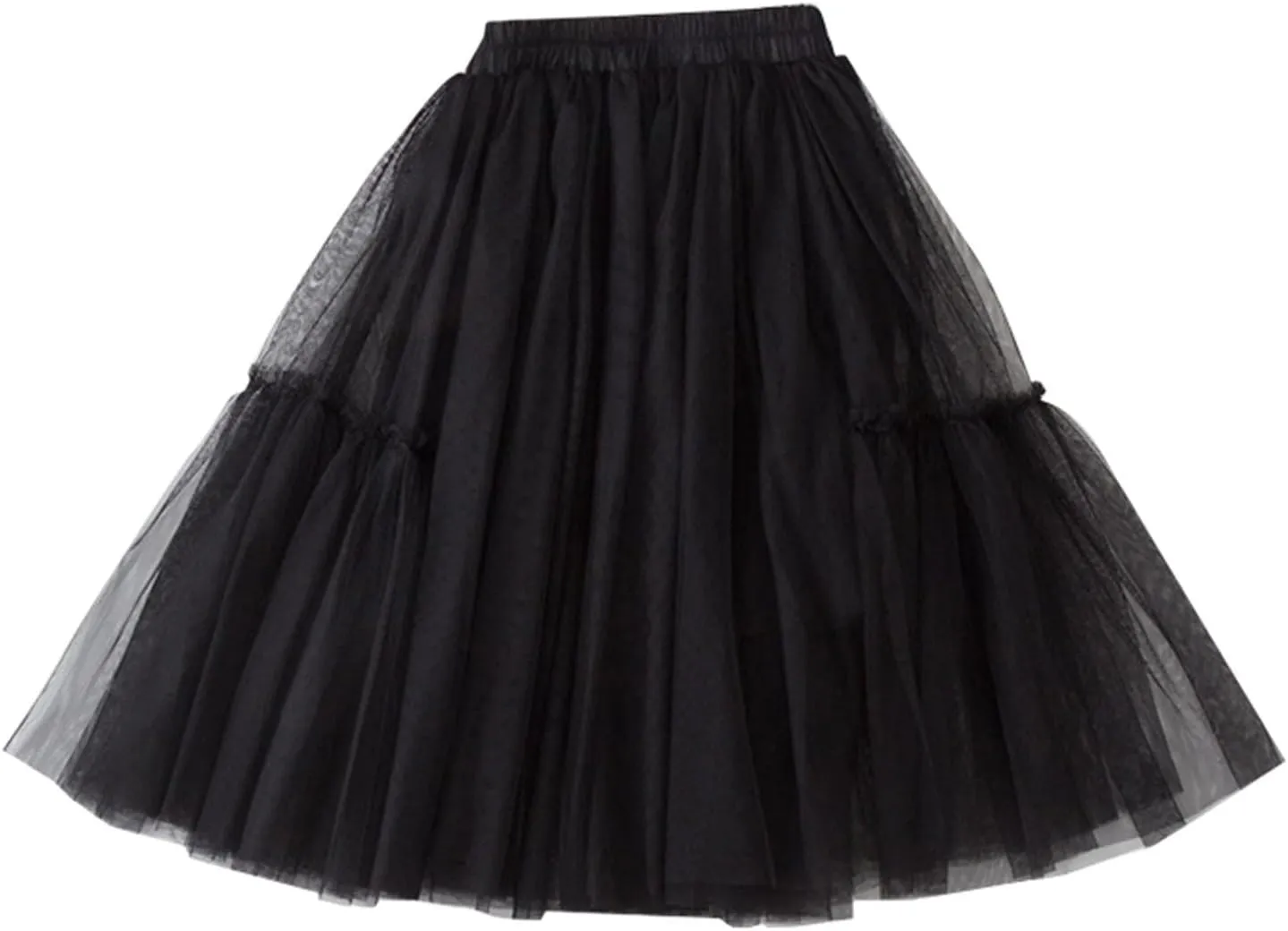 Little Child Girls Long Skirt Girls Tiered Ruffle Maxi Skirts Girls Soft Fluffy Skirt Party Girl Skirt Flower