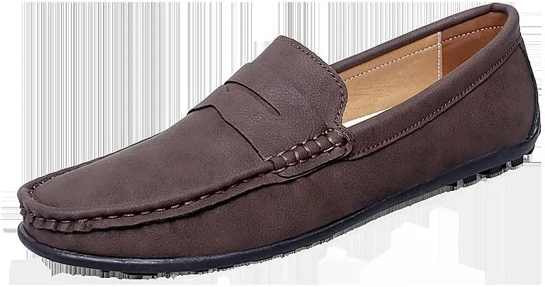 Loafers for Men Penny Loafers PU Leather Driving Loafers Anti-Slip Flexible Comfortable Fashion Slip-ons