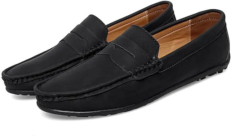 Loafers for Men Penny Loafers PU Leather Driving Loafers Anti-Slip Flexible Comfortable Fashion Slip-ons