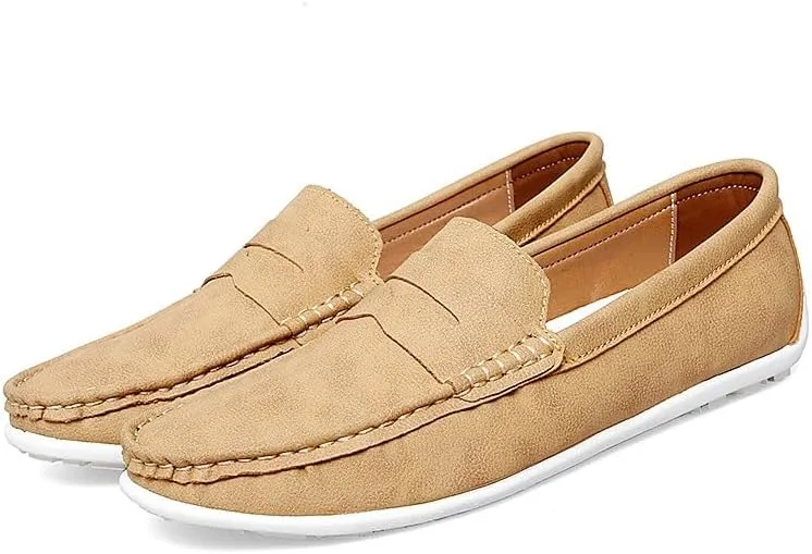 Loafers for Men Penny Loafers PU Leather Driving Loafers Anti-Slip Flexible Comfortable Fashion Slip-ons