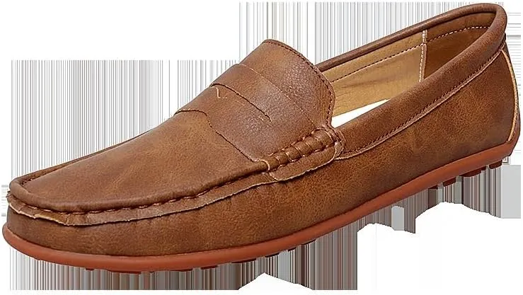Loafers for Men Penny Loafers PU Leather Driving Loafers Anti-Slip Flexible Comfortable Fashion Slip-ons