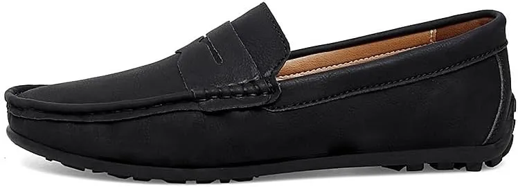 Loafers for Men Penny Loafers PU Leather Driving Loafers Anti-Slip Flexible Comfortable Fashion Slip-ons