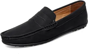 Loafers for Men Penny Loafers PU Leather Driving Loafers Anti-Slip Flexible Comfortable Fashion Slip-ons