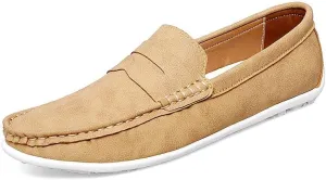 Loafers for Men Penny Loafers PU Leather Driving Loafers Anti-Slip Flexible Comfortable Fashion Slip-ons