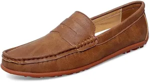 Loafers for Men Penny Loafers PU Leather Driving Loafers Anti-Slip Flexible Comfortable Fashion Slip-ons