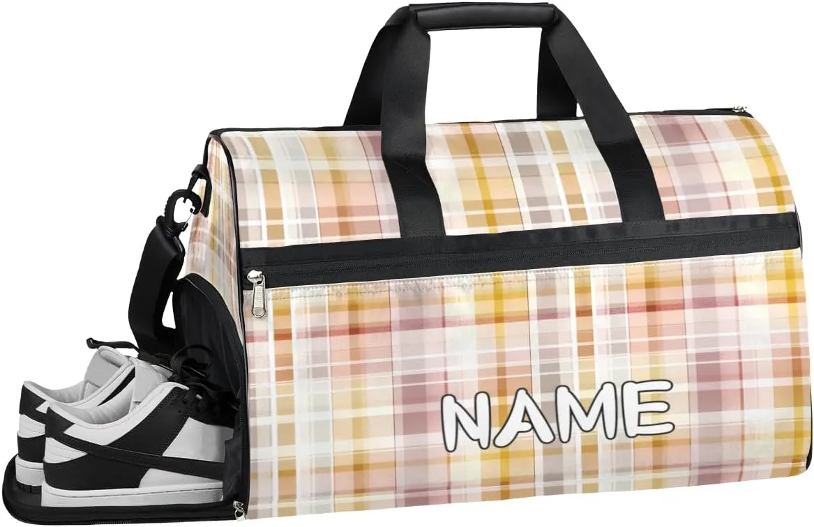 Marble Geometric Stripes Sports Gym Bag with Wet Pocket & Shoes Compartment Travel Duffel Bag for Women Men Custom Sports Gym Bag Personalized Overnight Stay Weekend Tote Beach Luggage