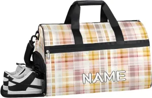 Marble Geometric Stripes Sports Gym Bag with Wet Pocket & Shoes Compartment Travel Duffel Bag for Women Men Custom Sports Gym Bag Personalized Overnight Stay Weekend Tote Beach Luggage