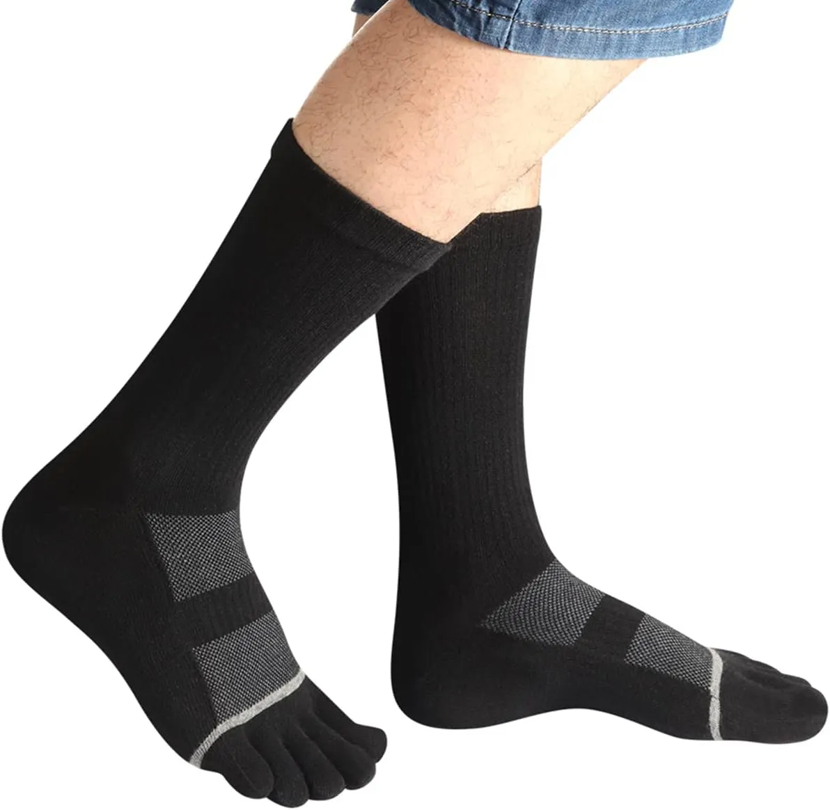Meaiguo Toe Socks No Show Running Five Finger Socks for Men Women(3 Pairs/4 Pairs)