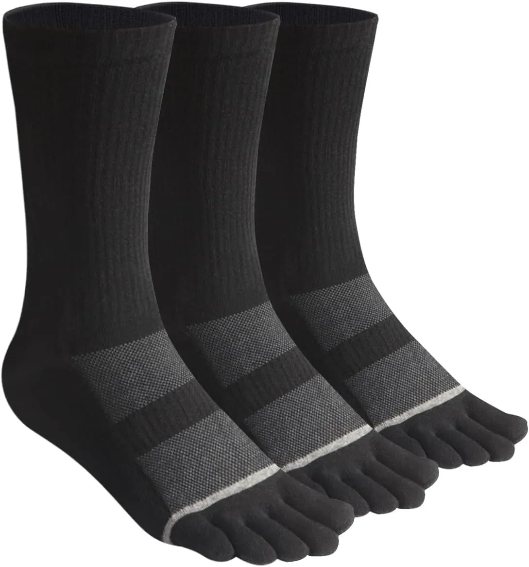 Meaiguo Toe Socks No Show Running Five Finger Socks for Men Women(3 Pairs/4 Pairs)