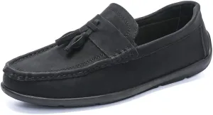 Mens Loafers Round Toe PU Leather Penny Loafers Tassel Flexible Comfortable Resistant Casual Wedding Slip On