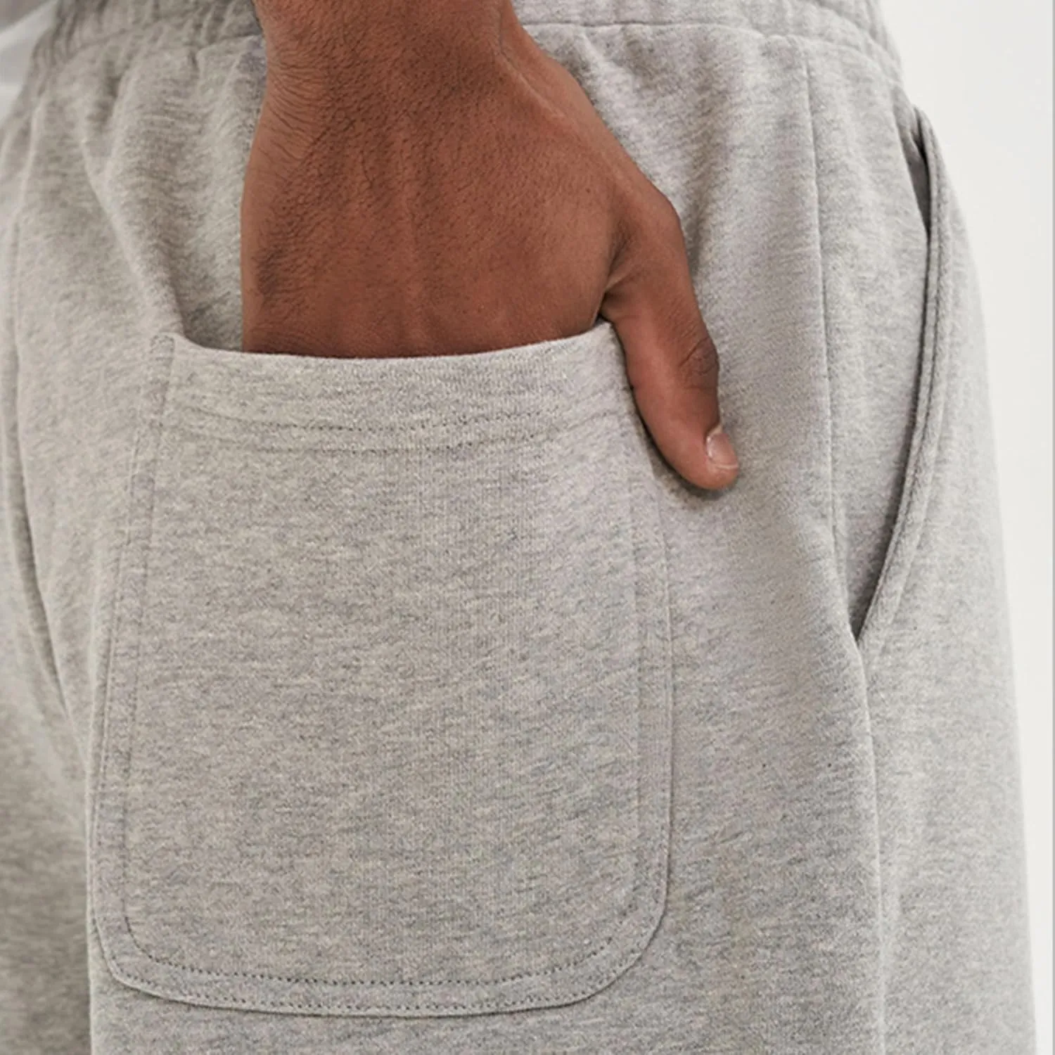 Men's Loose-Fit Lounge Shorts Drawstring Elastic Jogger Gym Short Summer Cotton Athletic Short Pant