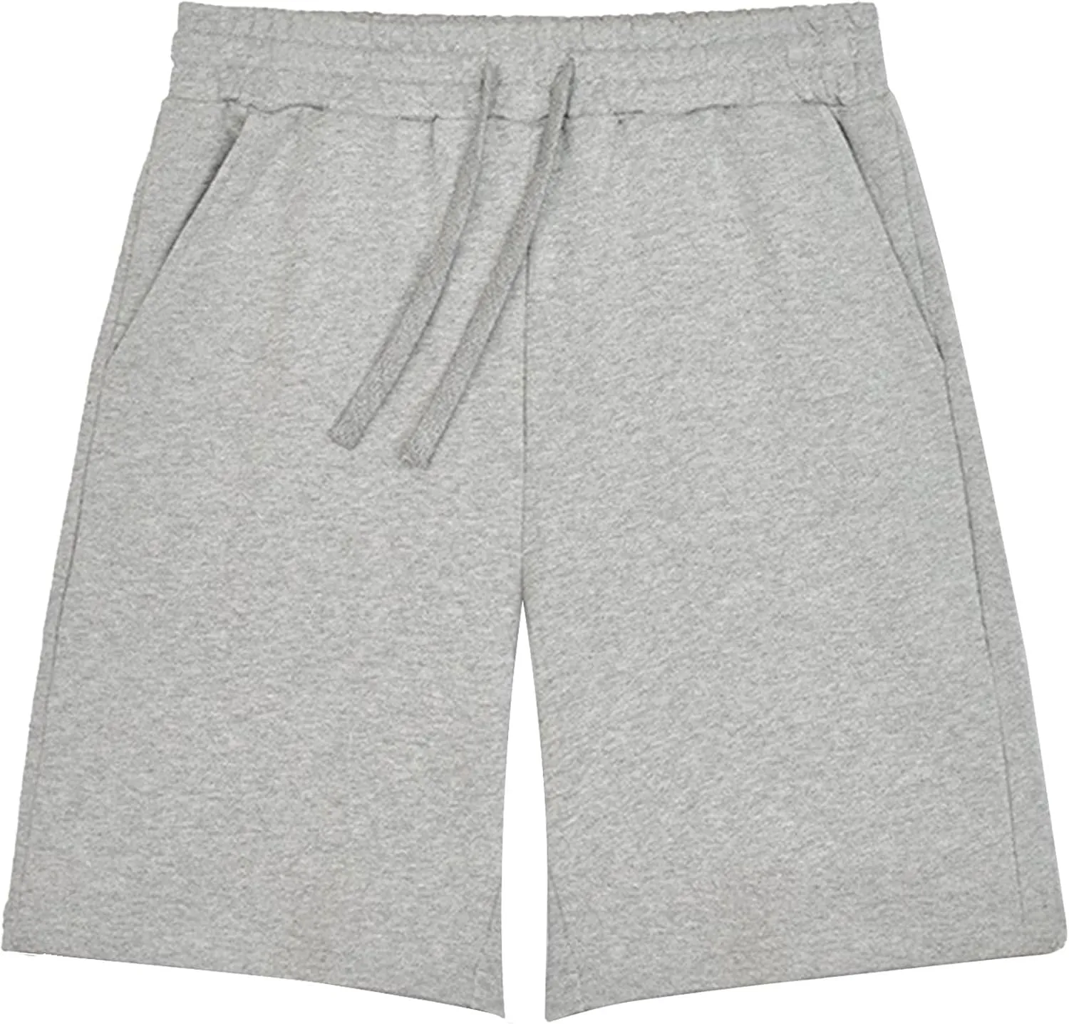 Men's Loose-Fit Lounge Shorts Drawstring Elastic Jogger Gym Short Summer Cotton Athletic Short Pant