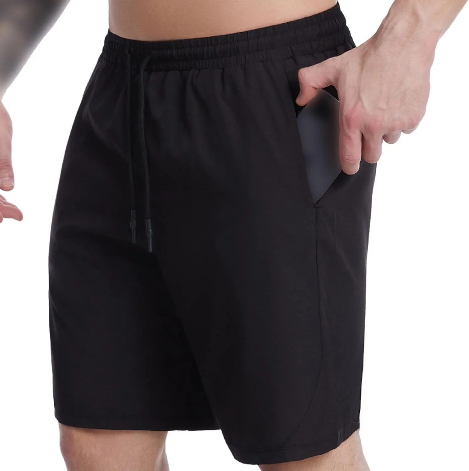 Men's Workout Running Shorts Sports Athletic Gym Short Pants Lightweight Quick Dry Basketball Short