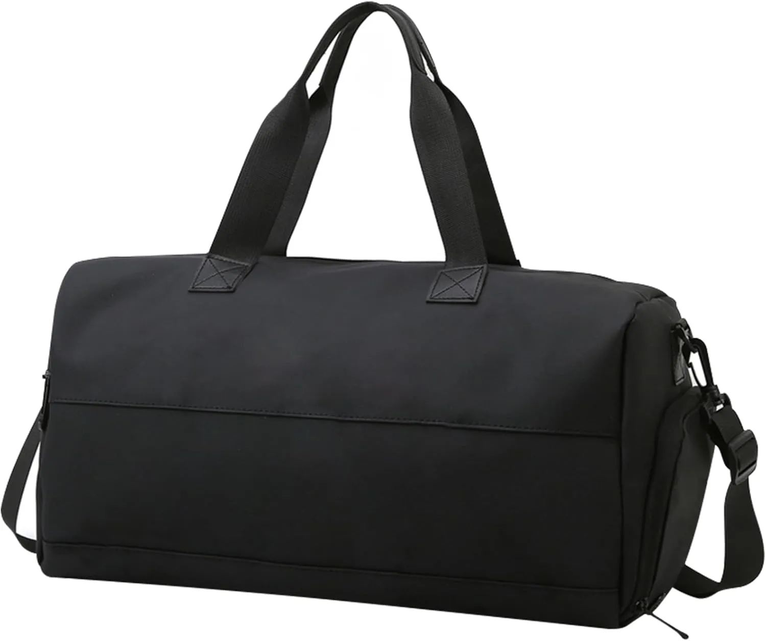 Nayubo Sports Duffle Bag for Men Women Gym Bag with Shoes Compartment Waterproof Carry On Bag Large Capacity Travel Overnight Bag for Fitness Swimming (Black), Black, Large