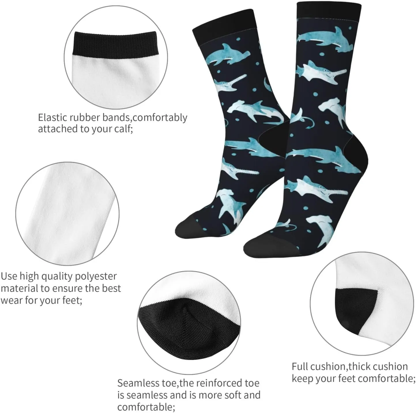 Novelty Socks For Men Women, Funny Crazy Crew Socks Casual Dress Socks Gifts