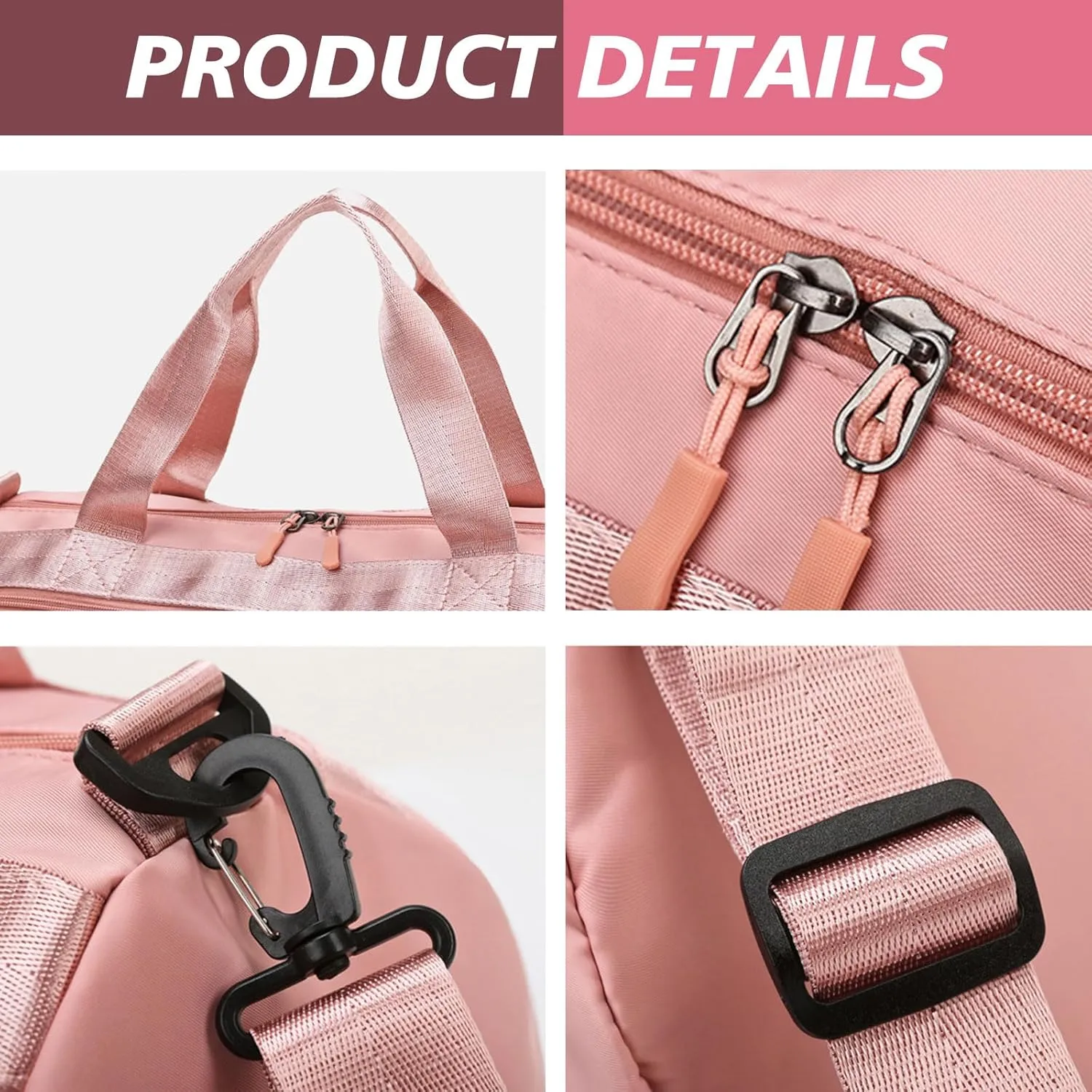 Personalized Duffel Bag with Name, Custom Sports Gym Bag for Men Women, Gift for Fitness/Travel Enthusiasts - Adjustable Shoulder Strap - with Dry Wet Pocket & Shoes Compartment - Purple