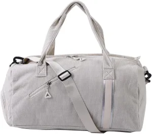 Phlexio Large Gym Bag,Travel Duffle BagWaterproof Weekender Bag, Carry On Tote Bags for Women, White