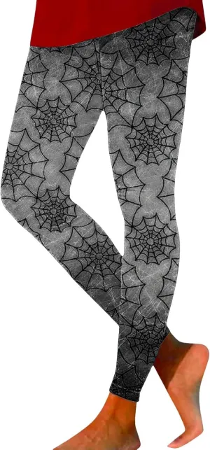 Pumpkin Head Stripes Print Slim Halloween Leggings Halloween Print Collection High Waist Women Leggings Compression