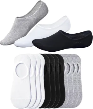 RICHBULL 12 Pairs of Thin Sock No Show Socks for Women & Men - Low Cut, Breathable, Casual, Thin, Non-Slip
