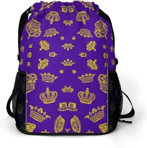 Royal Crown Sports Backpack with Large Mouth Design And Dry Wet Separation for Unisex