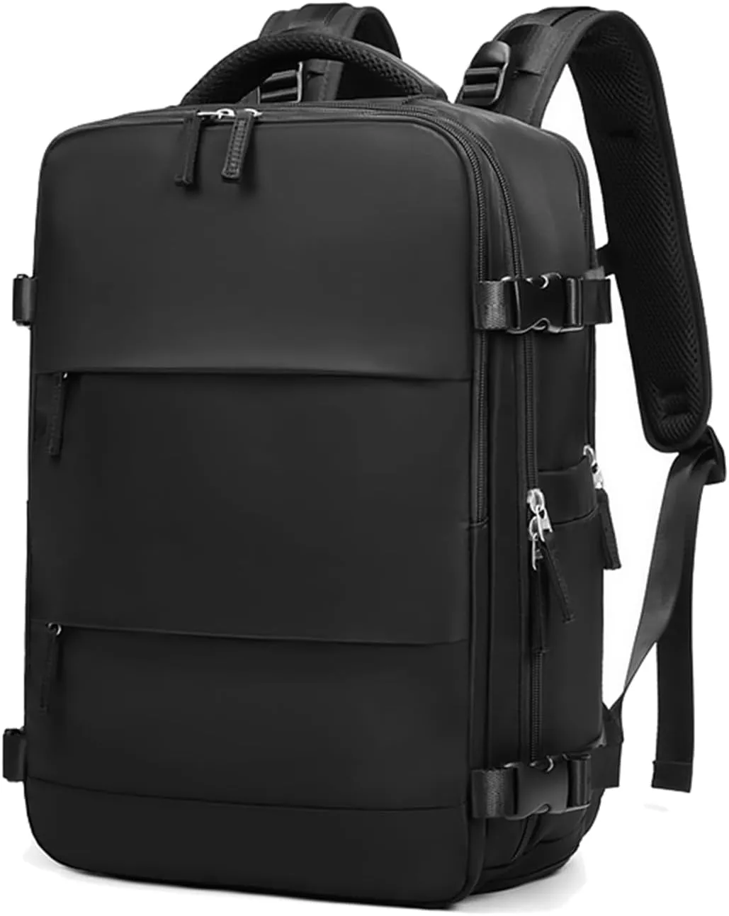 Somago Travel Unisex Backpack Carry On Casual Daypacks Rucksack Backpack Anti Theft for 15.6 Inch Laptop Business with Shoe Compartment Dry Wet Pocket USB Charger Port (Black)