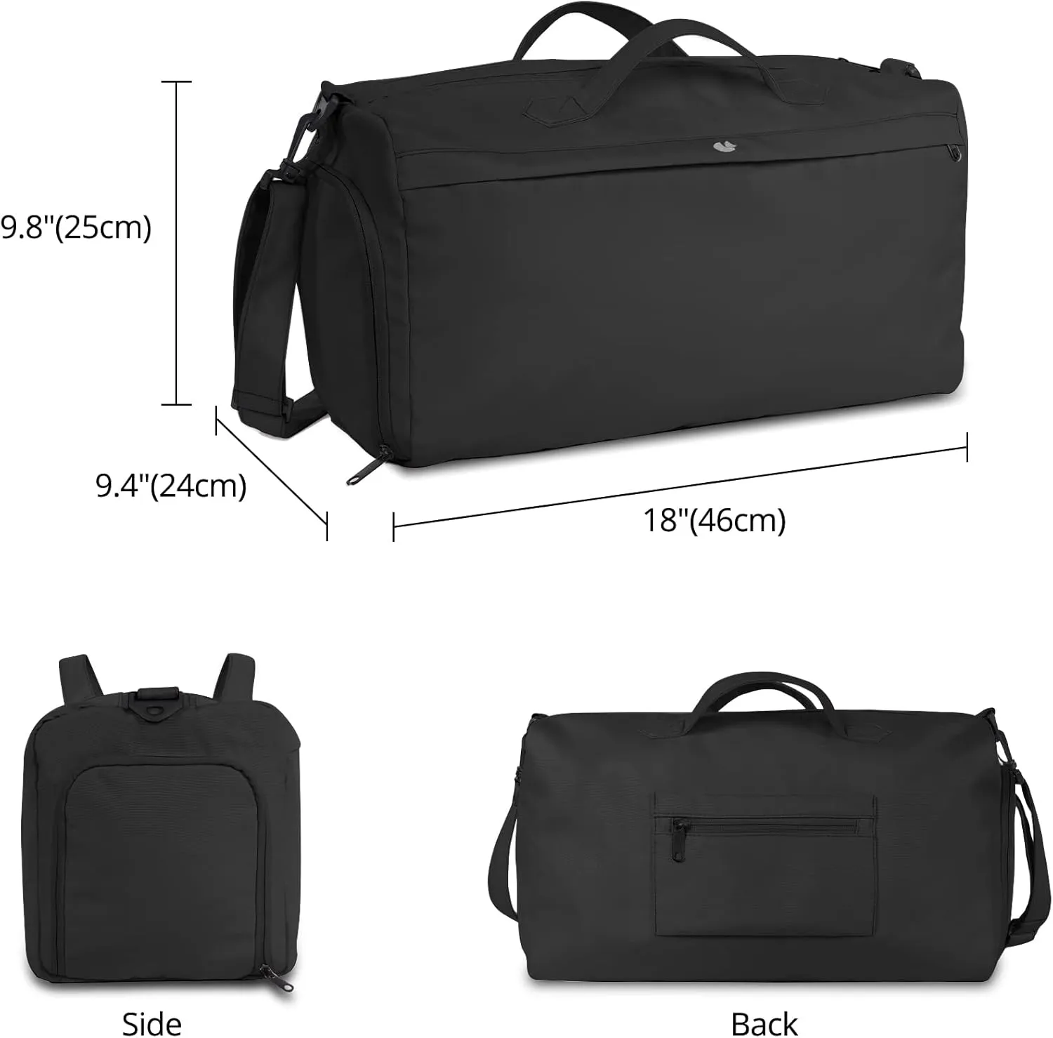 Sports Gym Bag for Women, Travel Workout Duffel Overnight Shoulder Bags with Shoes Compartment and Wet Pocket Lightweight Weekend Waterproof, B-Black04, Travel Bags for Airline Travel