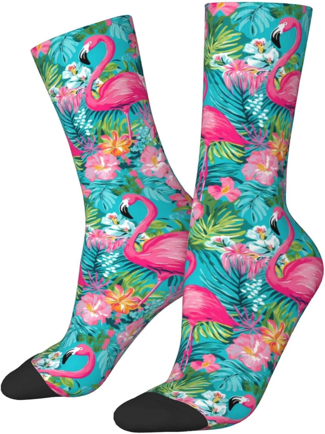 Tie Dye Unisex Crew Socks Mid Calf Hiking Running Athletic Socks Novelty Funny Colorful Print Socks