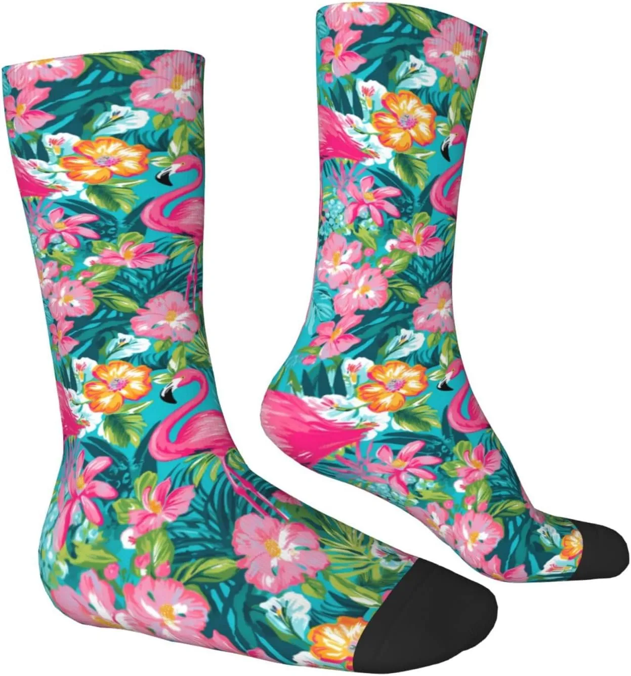 Tie Dye Unisex Crew Socks Mid Calf Hiking Running Athletic Socks Novelty Funny Colorful Print Socks