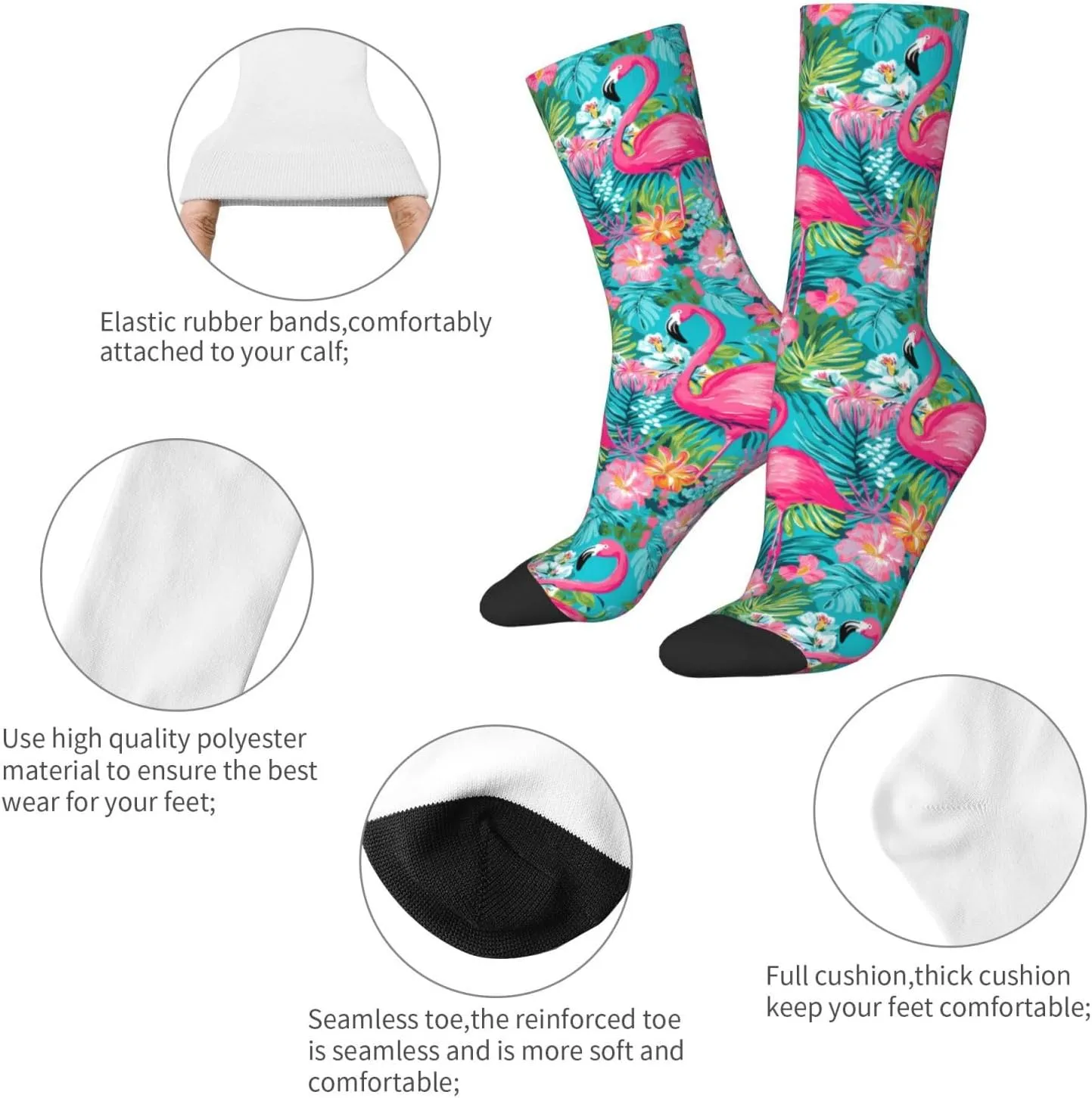 Tie Dye Unisex Crew Socks Mid Calf Hiking Running Athletic Socks Novelty Funny Colorful Print Socks
