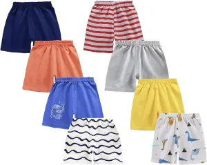 Toddler Baby Boy Elastic Waist Pull On Cotton Shorts for Littler Kids Boys Short Pants Summer Clothes