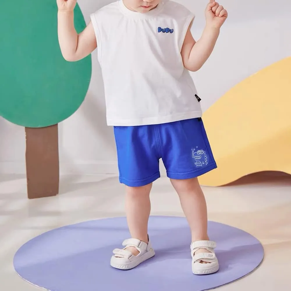 Toddler Baby Boy Elastic Waist Pull On Cotton Shorts for Littler Kids Boys Short Pants Summer Clothes