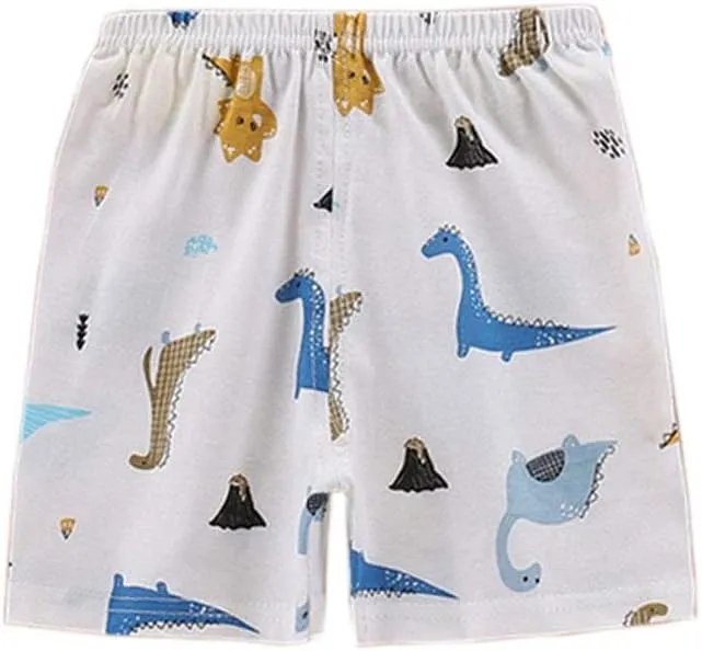 Toddler Baby Boy Elastic Waist Pull On Cotton Shorts for Littler Kids Boys Short Pants Summer Clothes