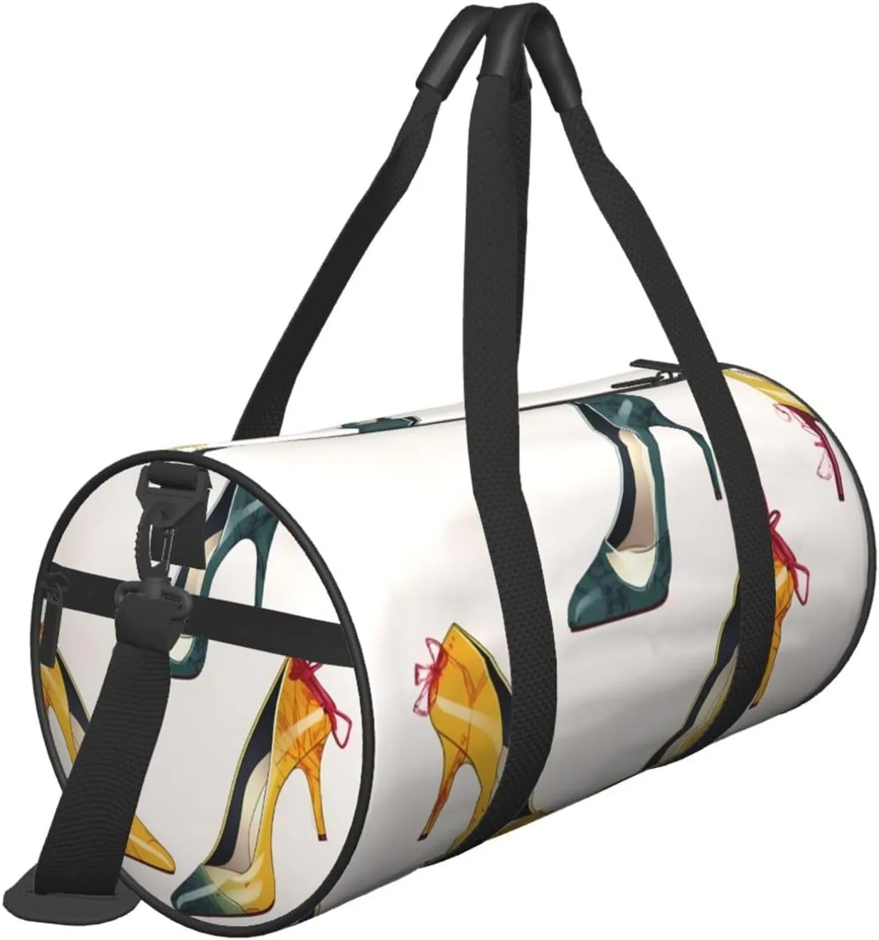 Travel Bag For Women,High Heel Shoes Print Personal Item Duffle Bags,Weekend Travel Duffel Tote Bag,Travel Sport Gym Bag For Men,Airplane Travel Essentials For Flying