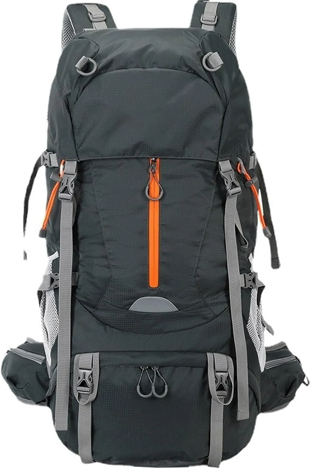 Travel Bag Waterproof Mountaineering Backpack for Hiking and Camping Reflective Outdoor Sports Rucksack with Rain Cover for Men and Women