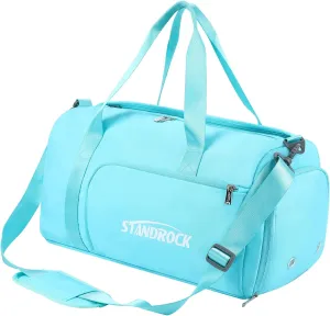 Travel Duffle Bag, Sports Tote Bag for Women,Overnight Travel Weekender Bags for Women with Wet Pocket,Carry on Duffel Bags for Traveling (Green)(Green-Insulation Bags)